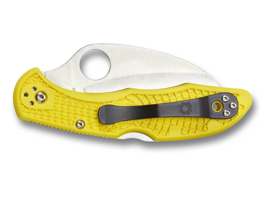 Spyderco Tasman Salt 2 coltello da pesca 7,4 cm, giallo, frn