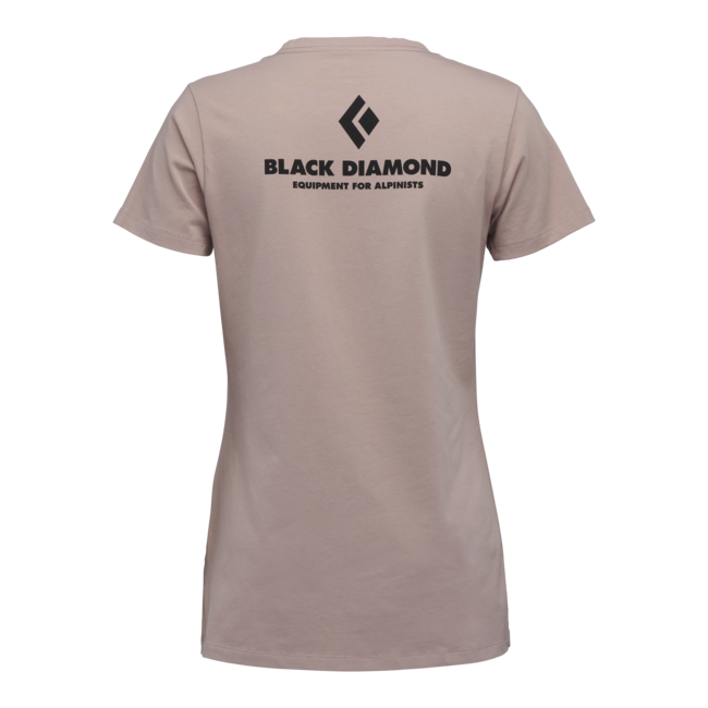 Black Diamond Equipment for Alpinists t-shirt a manica corta, malva pallido