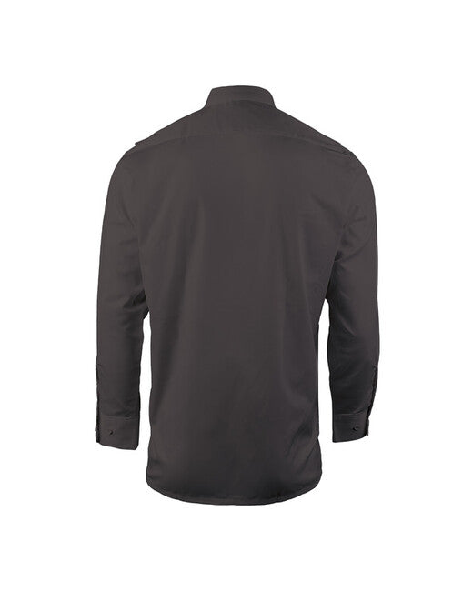 Mil-Tec camicia di servizio a maniche lunghe, nera