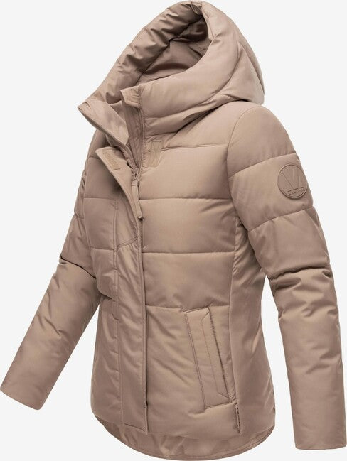 Marikoo Elira16 giacca invernale da donna, taupe grey