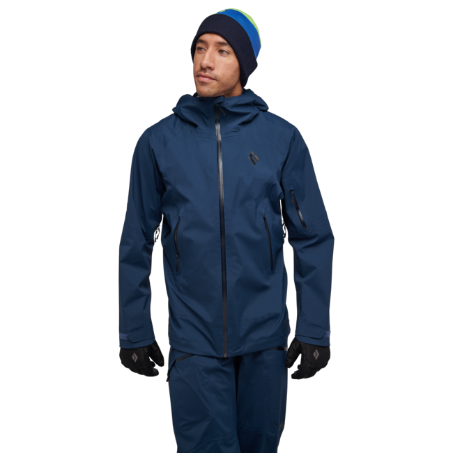 Black Diamond Recon Lt Stretch Shell giacca da sci da uomo, indaco