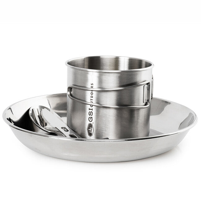 GSI Outdoors Glacier Stainless set da 1 persona Glacier