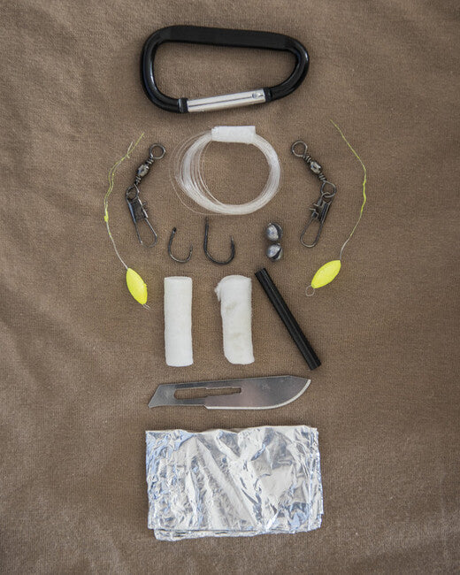 Mil-Tec Paracord set di sopravvivenza piccolo, oliva