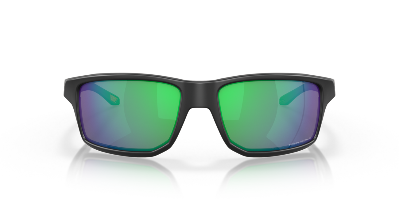 Oakley Gibston occhiali da sole con telaio Matte Black e con le diapositive Prizm Jade 61