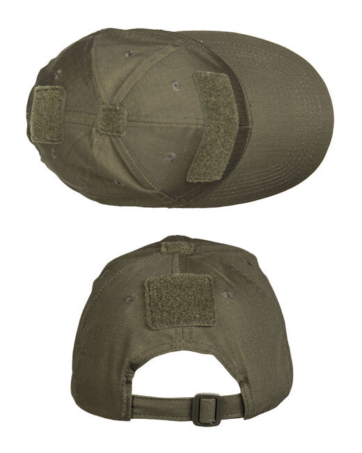 Mil-Tec Tactical cappello rip-stop, nero