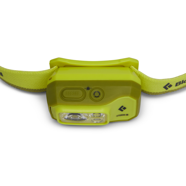 Black Diamond Storm lampada frontale 500-R, giallo ottico