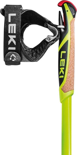 Leki CC 450 bastoncini da sci di fondo, giallo neon/nero-bianco