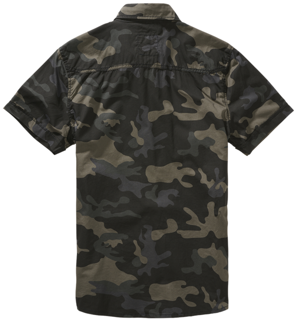 Brandit Roadstar camicia a maniche corte, darkcamo