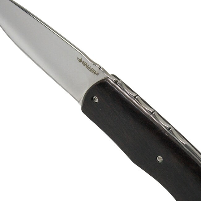 Haller Coltello da tasca ebenholzgriff