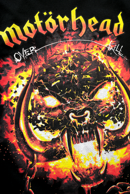 Brandit Motörhead t-shirt Overkill, nero