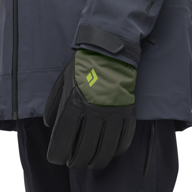 Black Diamond Legend guanti in pelle, nero-tundra