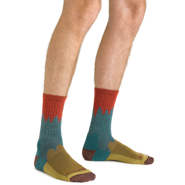 Darn Tough Number 2 Micro Crew calzini medio leggero con cuscino, teal