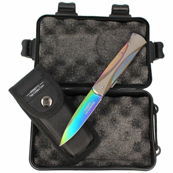 Herbertz TOP-Collection coltello 9 cm, titanio, finitura iridescente