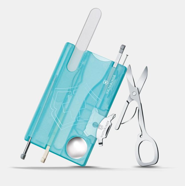 Victorinox Swiss Card set manicure, blu