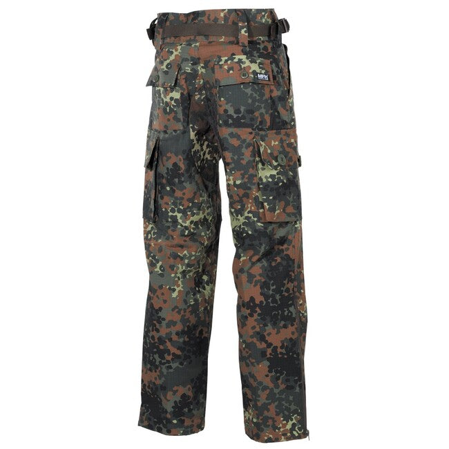 MFH Professional Commando Smock Pantaloni Rip stop, bw camo