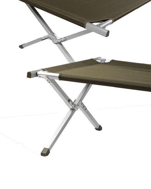 Mil-Tec Letto pieghevole in alluMinio con borsa 210x70 cm, oliva