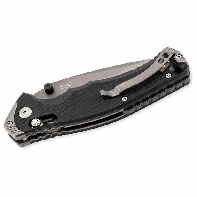 Herbertz Einhandme coltello 9 cm, nero