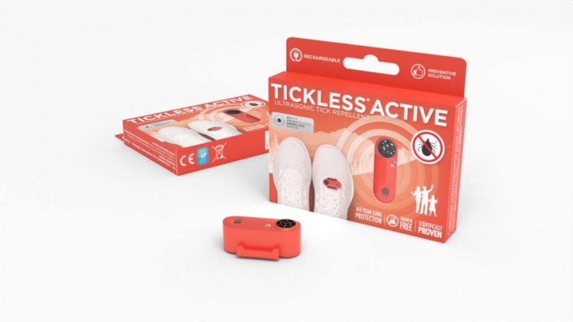 Tickless Active repulsore di zecche a ultrasuoni, corallo