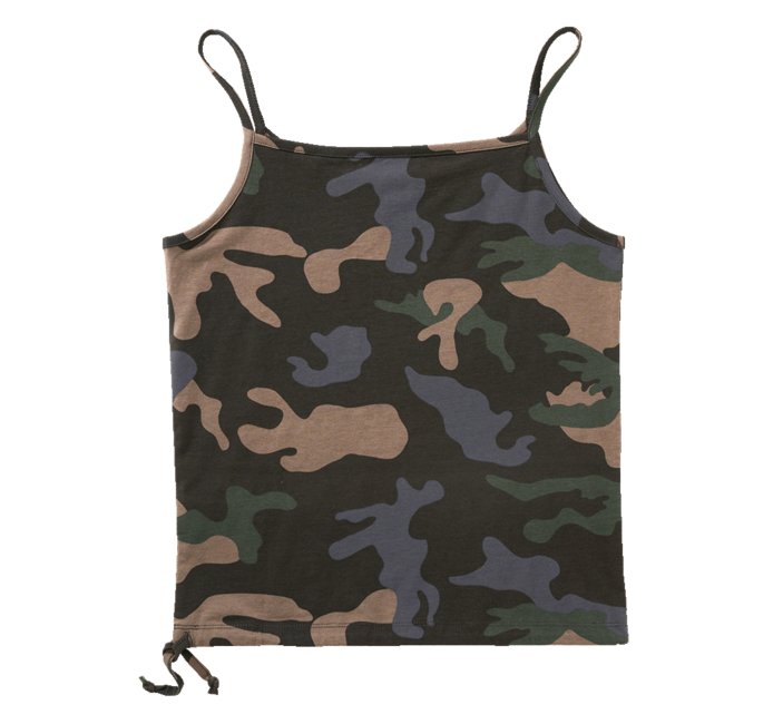 Brandit canotta da donna con spalline sottili, darkcamo