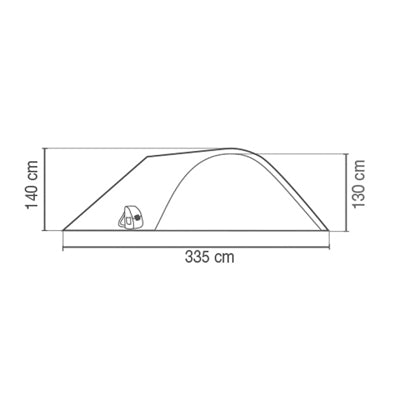 Coleman Darwin Plus tenda per 4 persone