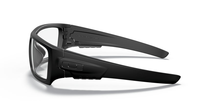 Oakley Det Cord occhiali balistici con lente chiara, nero opaco