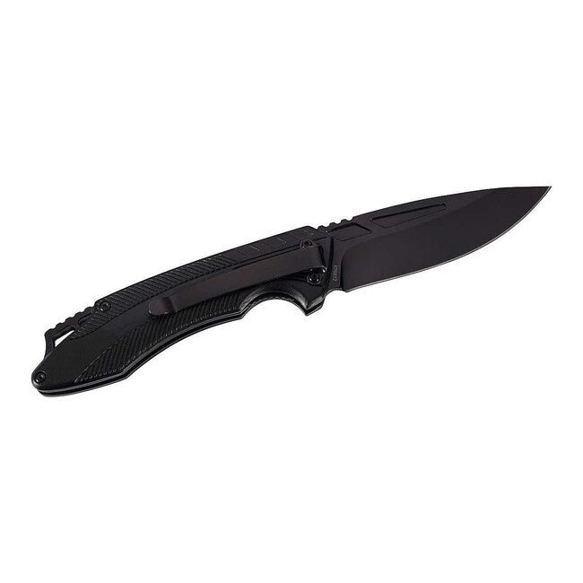 Herbertz 9 cm coltello, alluminio rosso-nero