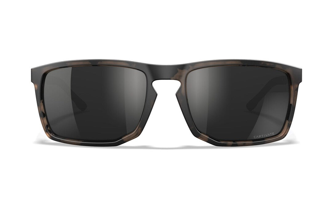 WileyX Axe occhiali da sole Captivate Polarized Black Mirror/ Matte Tortoise Brown