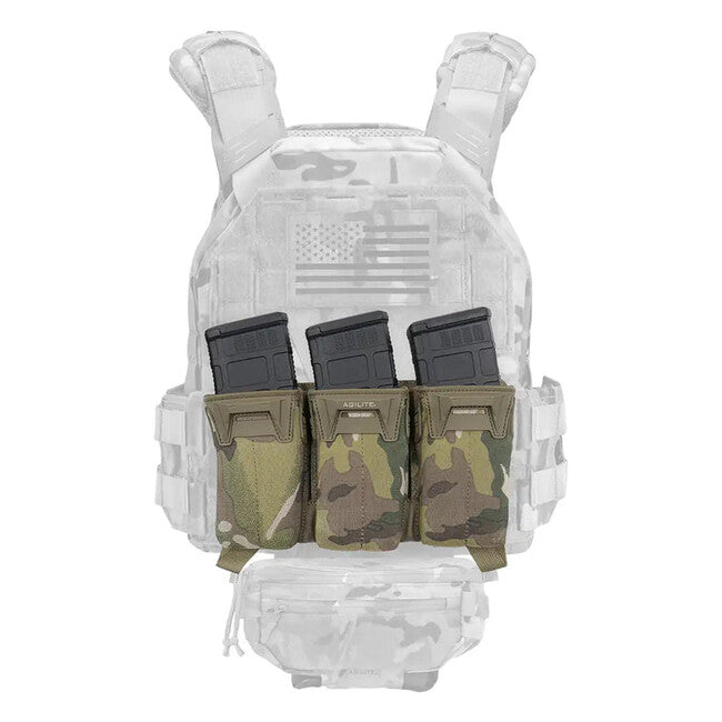 Agilite Custodia per caricatori Pincer Triple, multicam