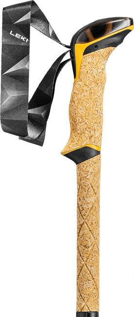 Leki Cressida FX Carbon AS bastoncini da trekking 100 - 120 cm, bianco-mango-argento