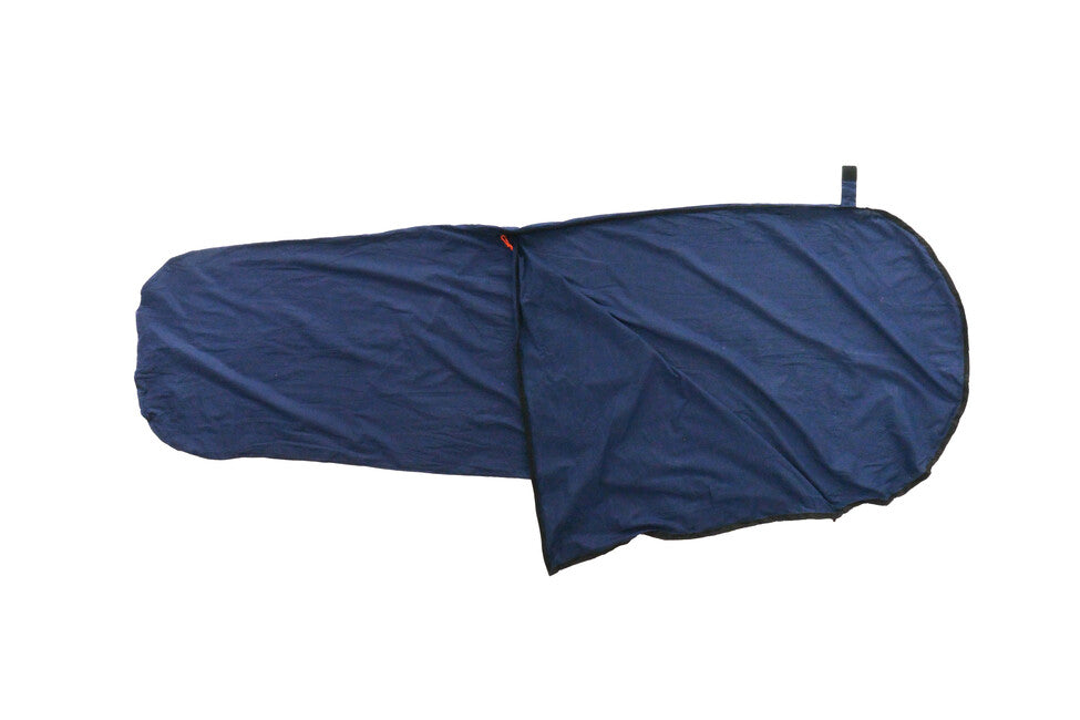 Origin Outdoors Fodera per sacco a pelo in cotone, blu royal