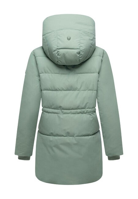 Marikoo Delilah16 giacca invernale da donna con cappuccio, menta fumosa