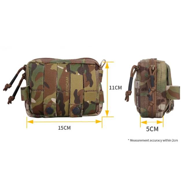 Emersongear Marsupio multifunzionale con molle, nero multicam