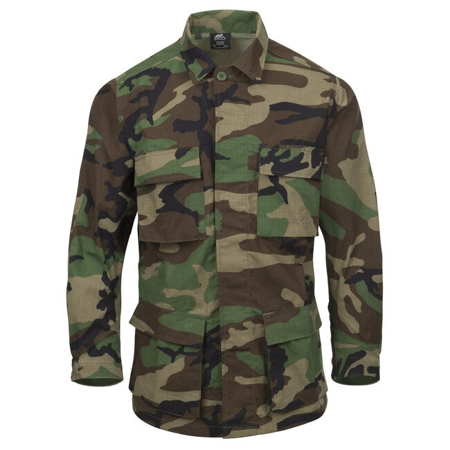 Helikon-Tex Camicetta BDU - PolyCotton Ripstop - US Woodland