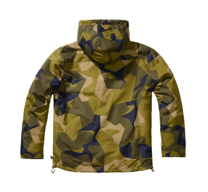 Brandit Frontzip giacca a vento, camo svedese