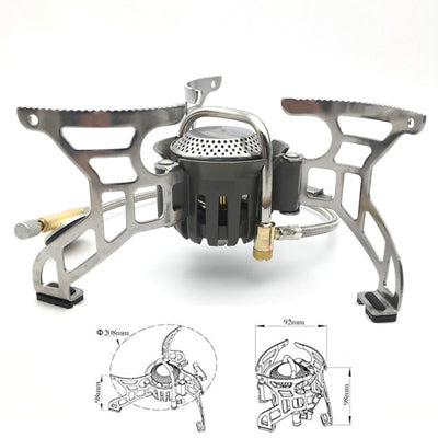 Origin Outdoors Fornello a gas robusto, 3500 w