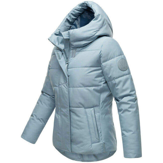 Marikoo Elira16 giacca invernale da donna, azzurro polvere