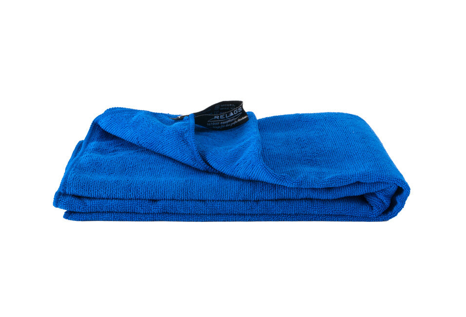 BasicNature Asciugamano in spugna 85 x 150 cm, blu