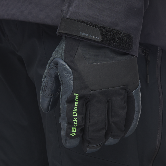Black Diamond Punisher guanti in pelle, neri