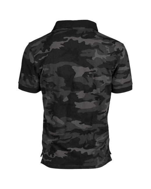 Mil-Tec Camouflage Scuro polo shirt prewash, dark camo