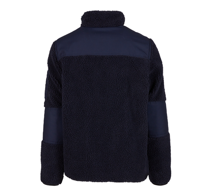 Brandit Ramble Giacca in pile da uomo Teddyfleece, blu navy