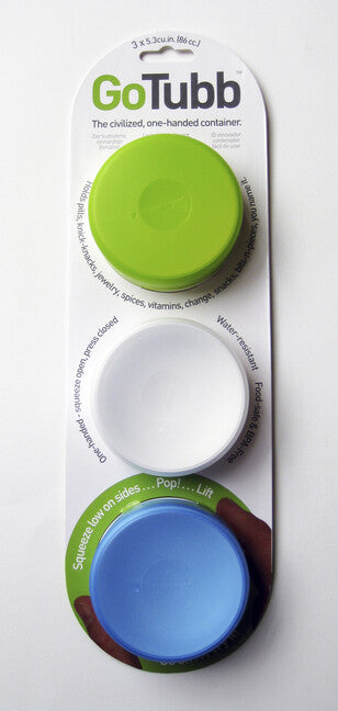 Humangear GoTubb set di scatole portaoggetti colorate m