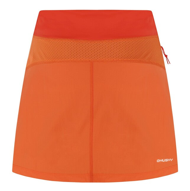 Husky Flamy gonna funzionale da donna con pantaloncini , arancione