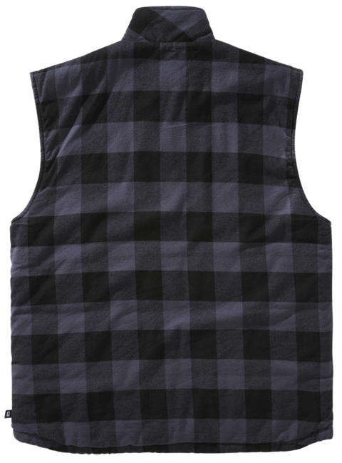 Brandit Lumber gilet, nero/grigio