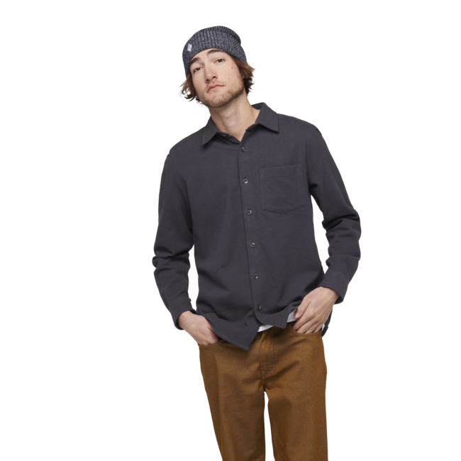 Black Diamond Project Flannel camicia di flanella da uomo, grigio acciaio
