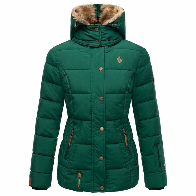 Marikoo Nekoo giacca invernale da donna, evergreen