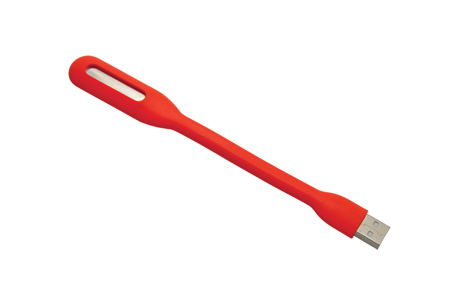 Baladeo PLR946 Gigi torcia usb e led, rossa