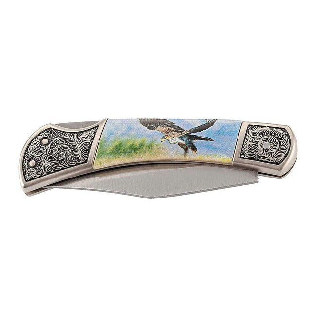 Herbertz 8 cm coltello zinco pressofuso e plastica, eagle