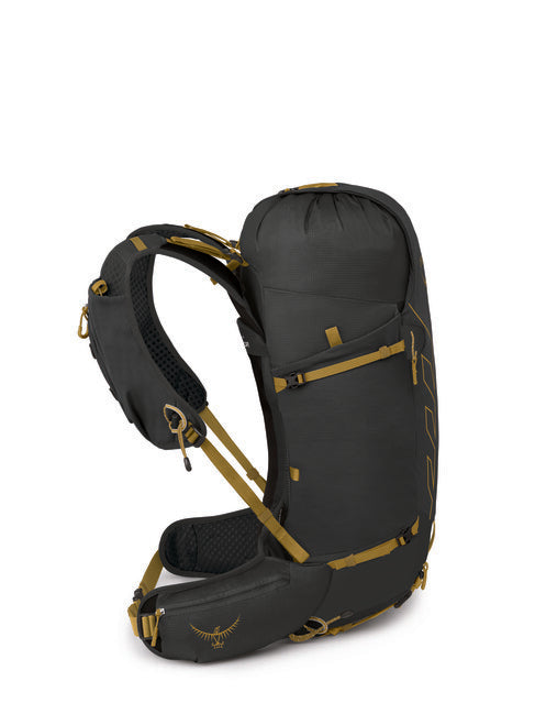 Osprey Talon Velocity 30 zaino da trekking, dark charcoal/tumbleweed yellw