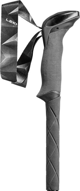 Leki Makalu FX TA bastoncini da trekking 110 - 130 cm, nero petrolio-grigio argento