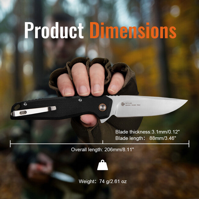 Ruike P873 coltello, bianco